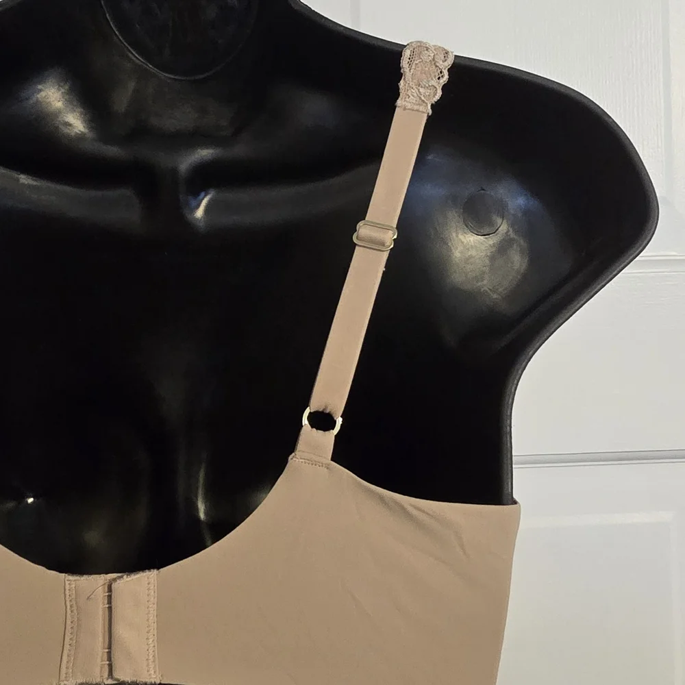 Natori Beige Lace Strap Bra Clean ! 34D - Picture 5 of 5